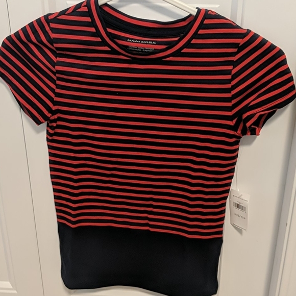 Cotton/spandex fitted t-shirt - Picture 1 of 2